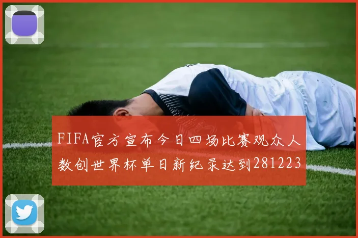 FIFA官方宣布今日四场比赛观众人数创世界杯单日新纪录达到281223人